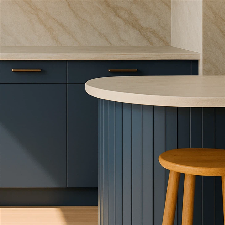 Blue Lacquer Kitchen Cabinets best