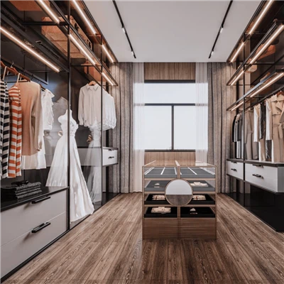 Dressing contemporain en verre