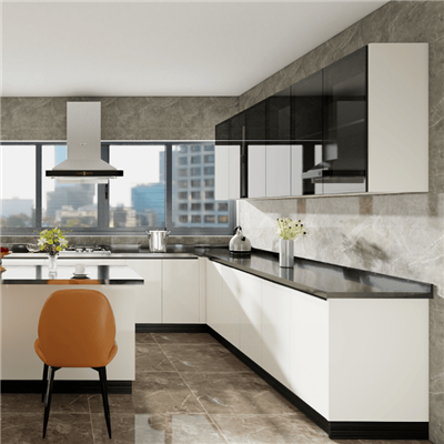 Cuisine de brillance blanche